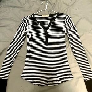 Long sleeve stripe shirt